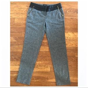 Tapered Leatherette Waisted Pant